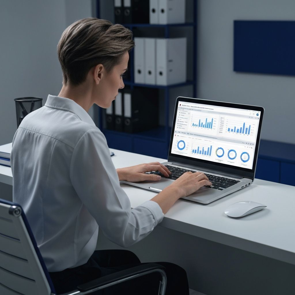 Captura de pantalla del Módulo de Contabilidad